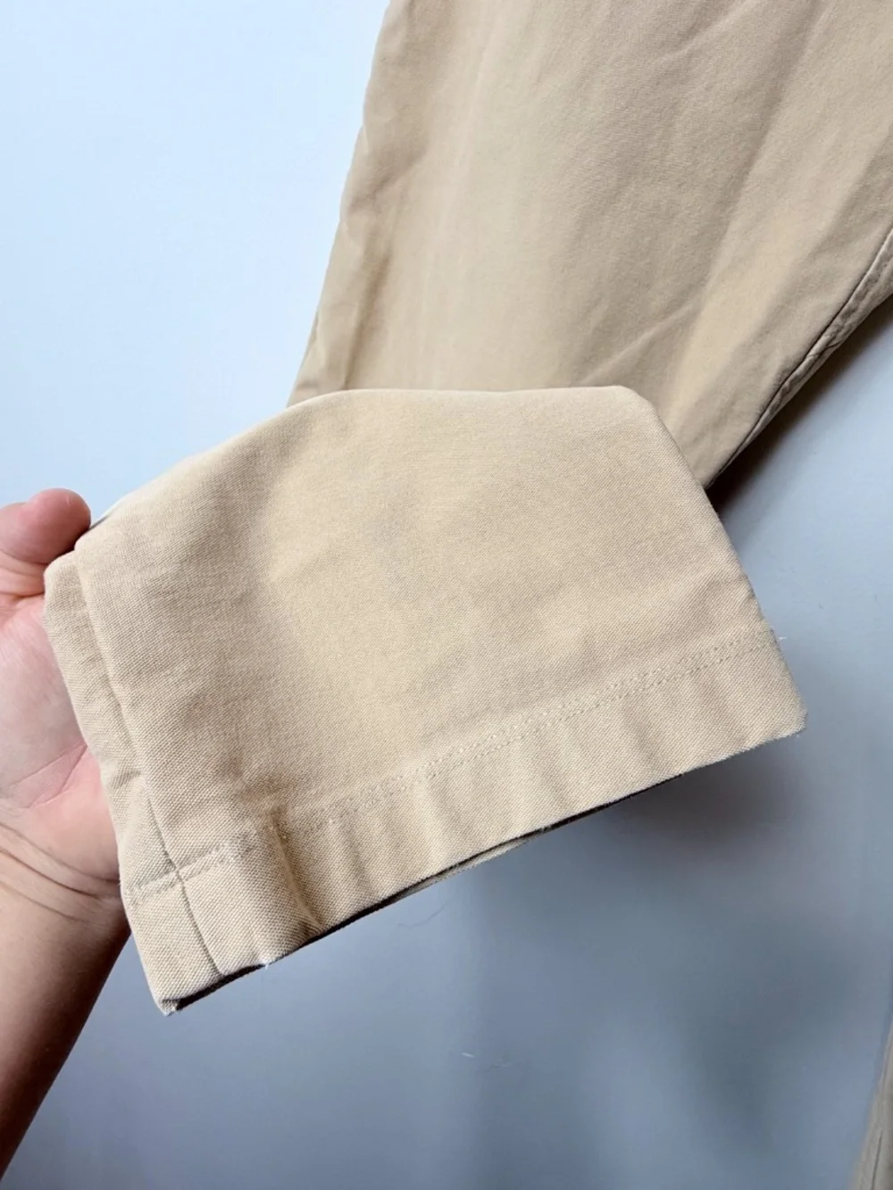 Lululemon Men's Performance Pants Size 36 Straight Leg Tan Activewear (L)